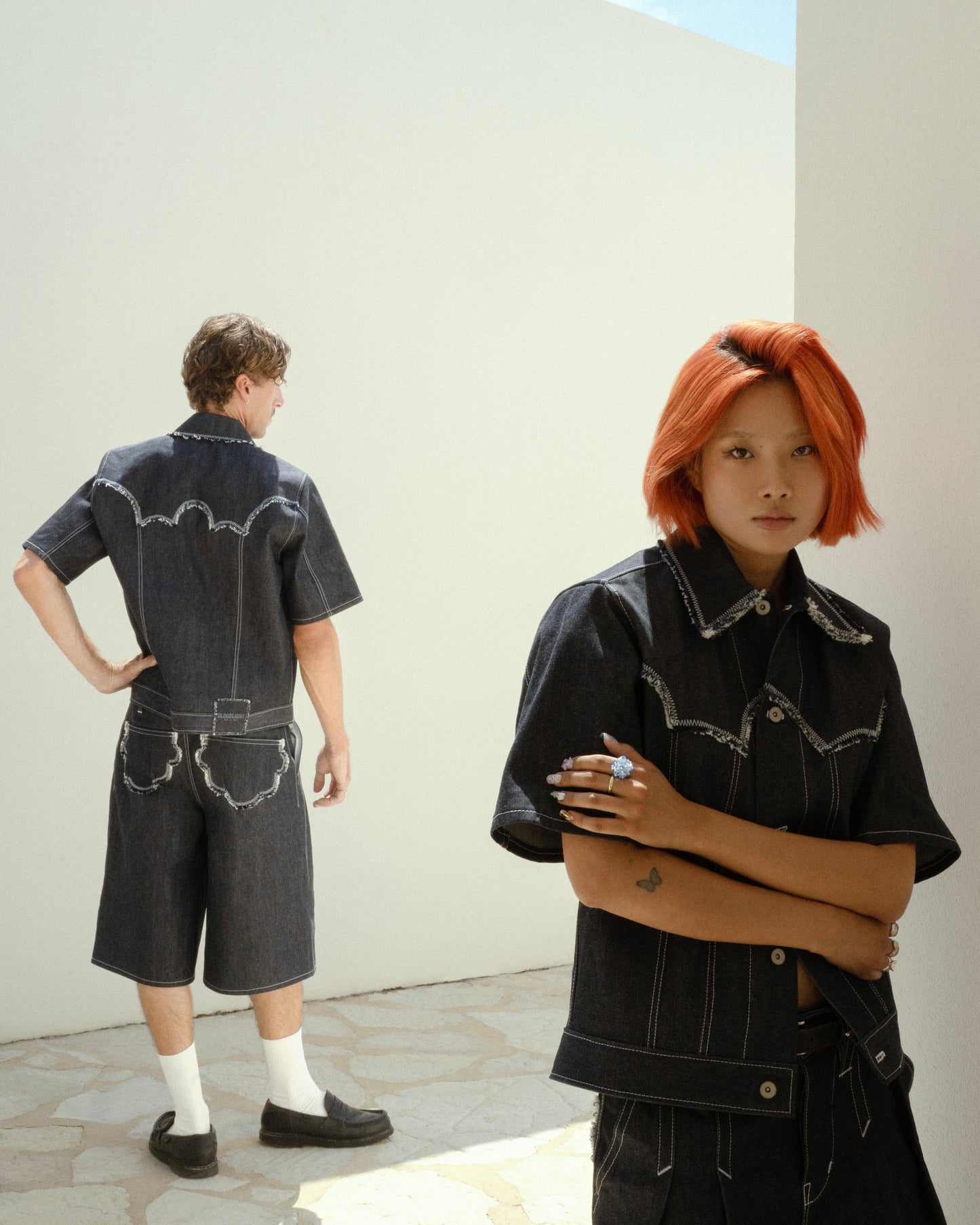 SELVEDGE BALLOON JORTS