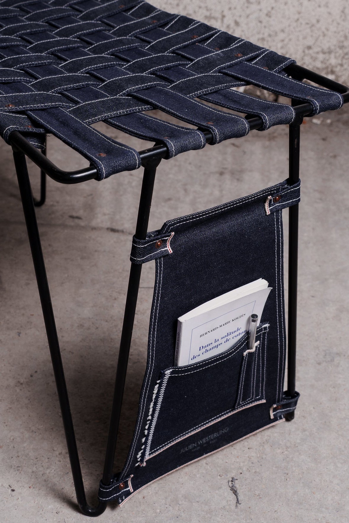 BRAIDED DENIM CONSOLE