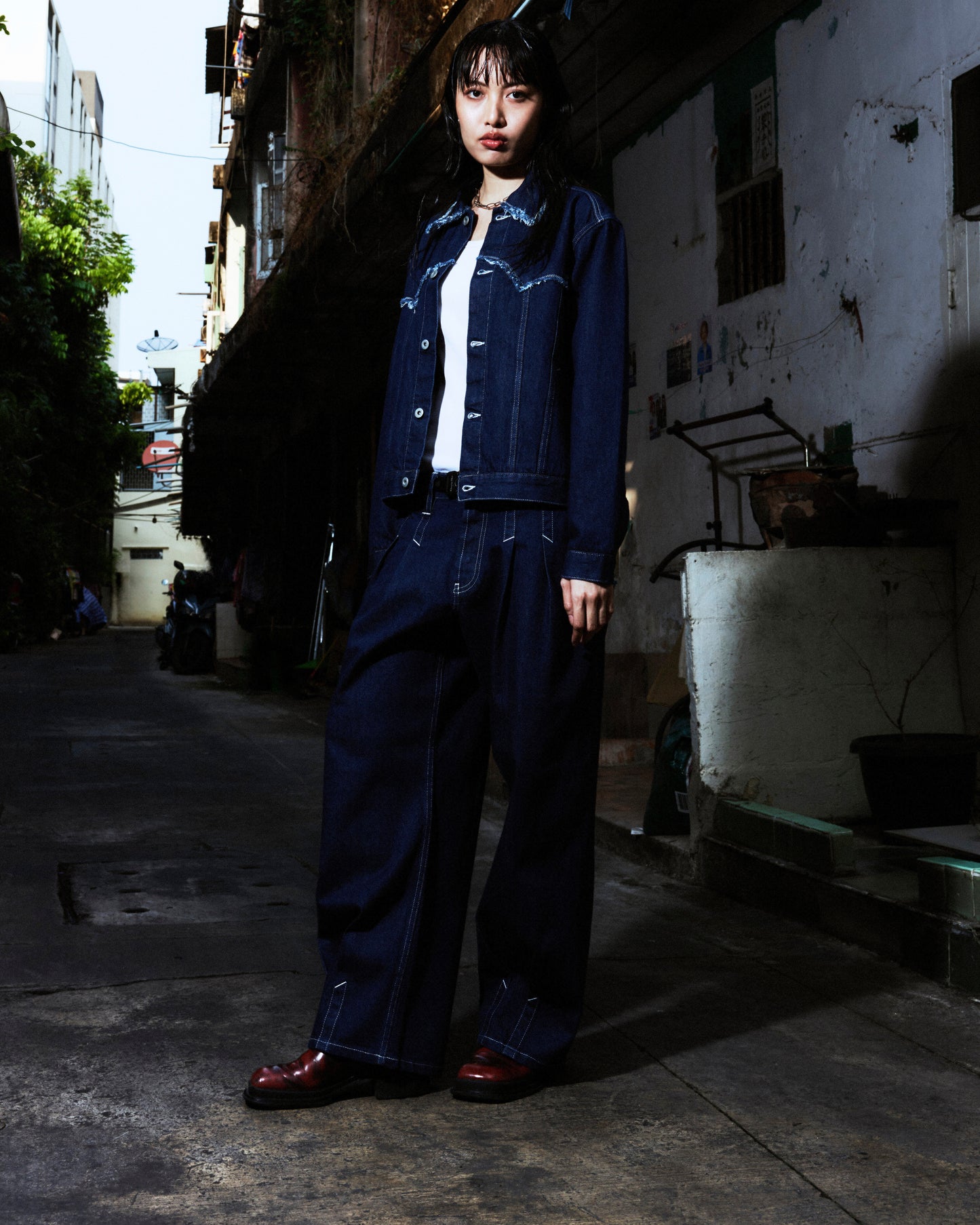 QLOUDLIGHT Balloon Collection jacket — classic fit denim, made in Pantin, Paris