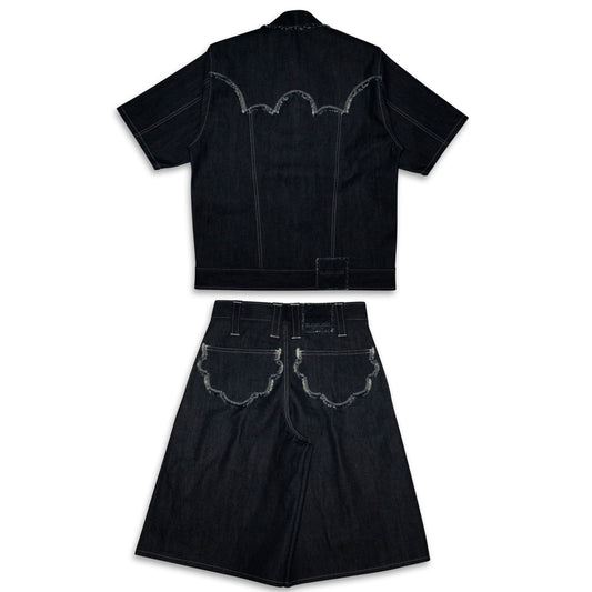 SELVEDGE BALLOON SHIRT / JORTS